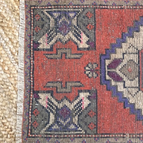 Vintage Small Boho Turkish Decor 2x3 Rug Pink - Picture 2 of 4